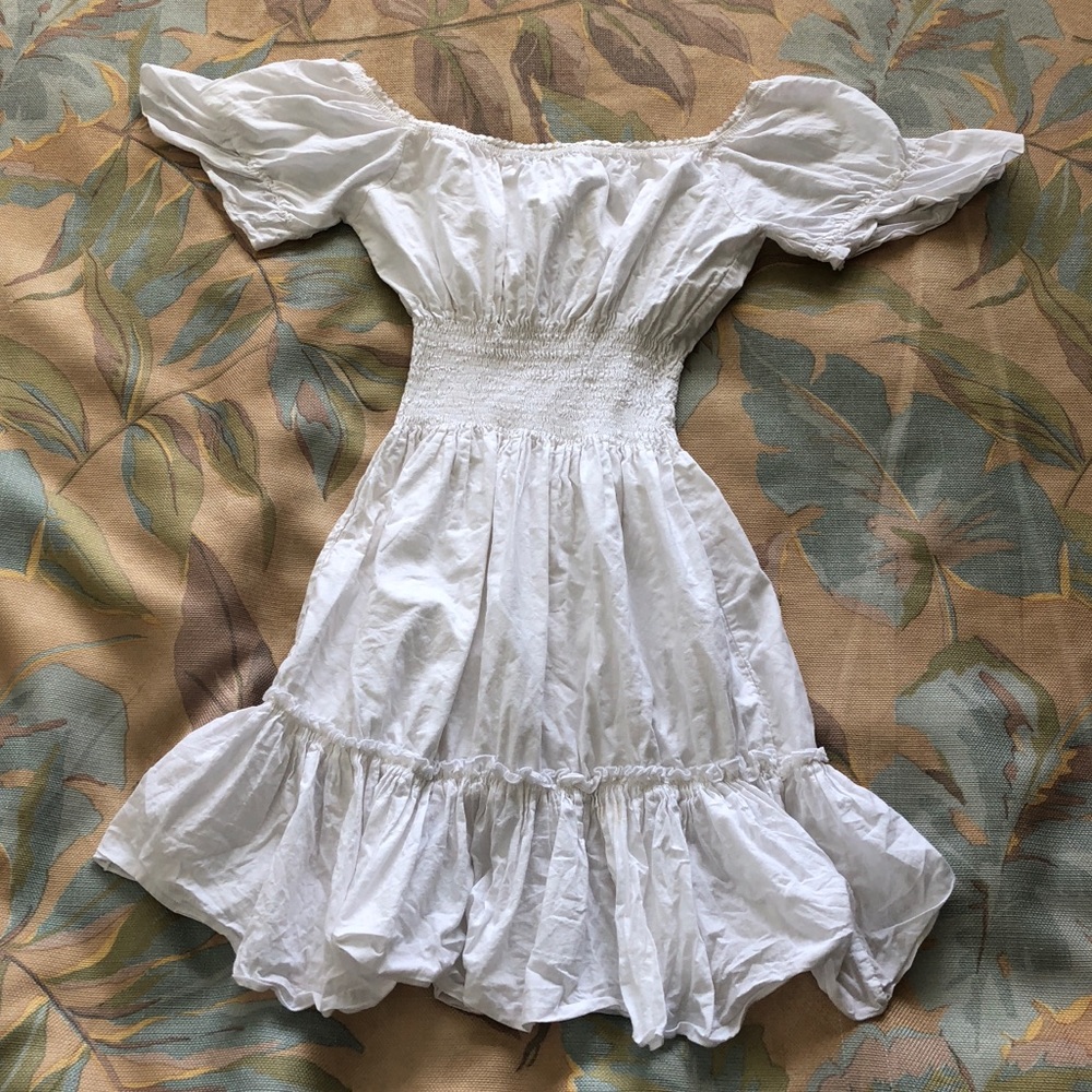 White summer dress